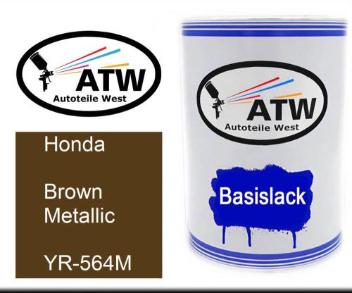 Honda, Brown Metallic, YR-564M: 500ml Lackdose, von ATW Autoteile West.